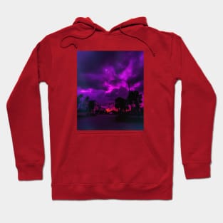 The night has come over the city Hoodie